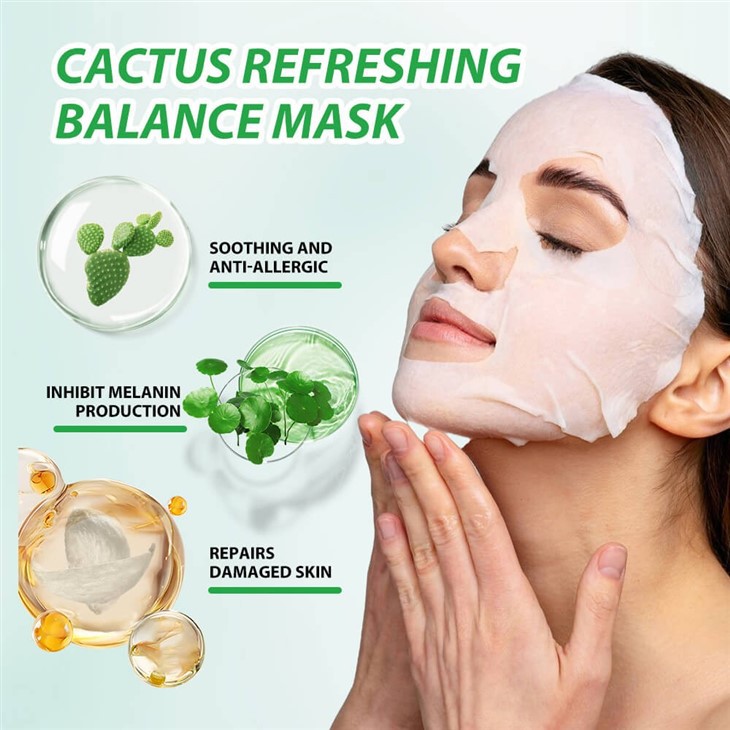 Revitalize Your Skin With MOOYAM Cactus Refreshing Facial Mask